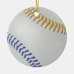 Ornamento De Cerâmica Basebol Fan-tastic_Color Laces_go_bl