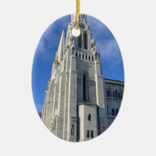 Ornamento De Cerâmica Basilica de Sainte Anne de Beaupre, Quebec, Canadá