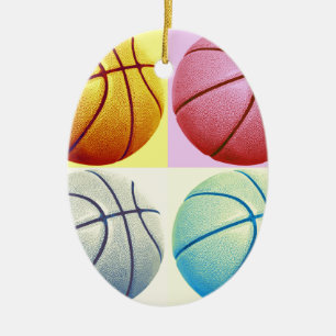 Ornamento De Cerâmica Basquete de pop