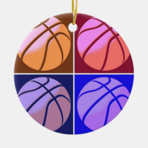 Ornamento De Cerâmica Basquete de pop