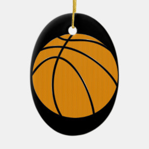 Ornamento De Cerâmica Basquetebol