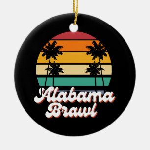 Ornamento De Cerâmica Batalha do Alabama 