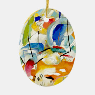 Ornamento De Cerâmica Batalha Naval Kandinsky 1913