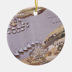Ornamento De Cerâmica Batalhas para as ilhas de Crete e de Samos, placa