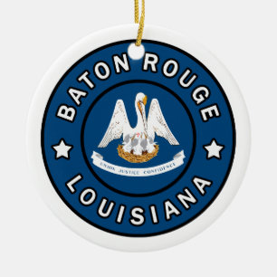 Ornamento De Cerâmica Baton Rouge Louisiana