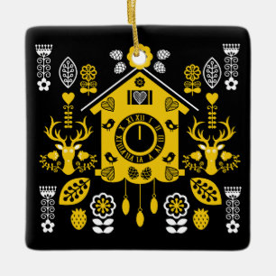 Ornamento De Cerâmica Bauernmalerei Folk Art