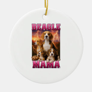 Ornamento De Cerâmica Beagle
