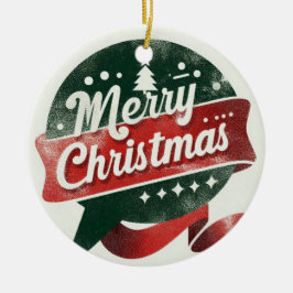 Ornamento De Cerâmica Bebê Foto Feliz Natal