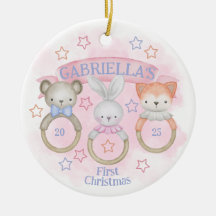 Bebê Rattle Primeiro Natal