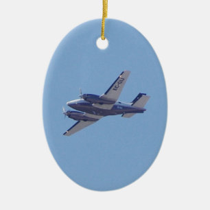Ornamento De Cerâmica Beech B90 King Air