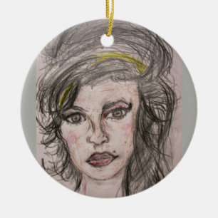 Ornamento De Cerâmica Beehive Girl