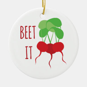 Ornamento De Cerâmica Beet It