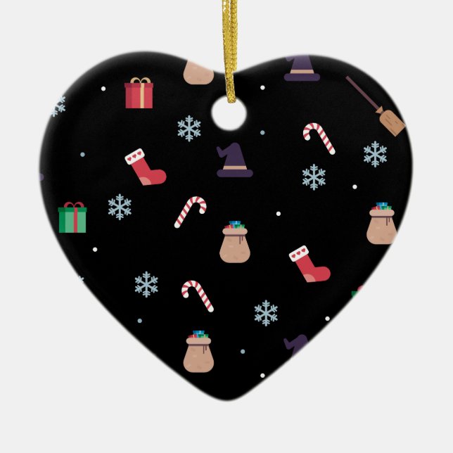 Ornamento De Cerâmica befana de natal (Frente)