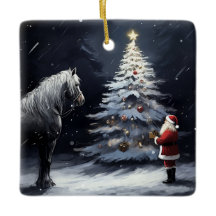 Bela Papai noel e Belo Cavalo