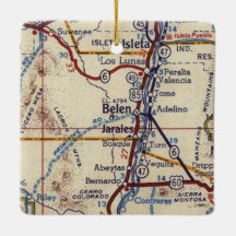 Belen Novo Mapa Vintage do México