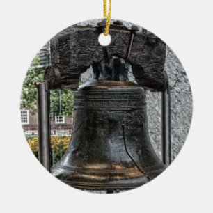Ornamento De Cerâmica Bell da Liberdade
