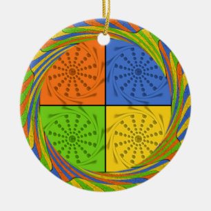 Ornamento De Cerâmica Belo padrão egípcio: um Design surpreendente