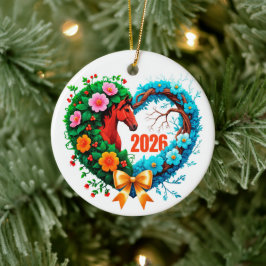Ornamento De Cerâmica Bem-vindo 2026