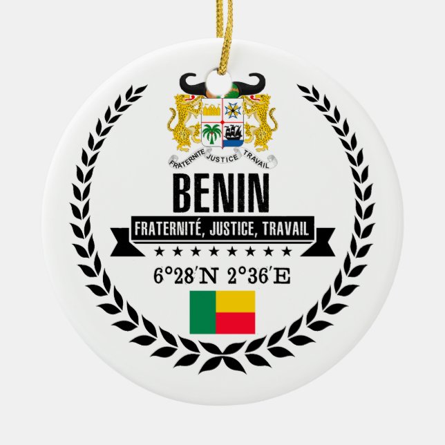 Ornamento De Cerâmica Benim (Frente)