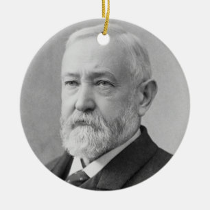 Ornamento De Cerâmica Benjamin Harrison 23º Presidente