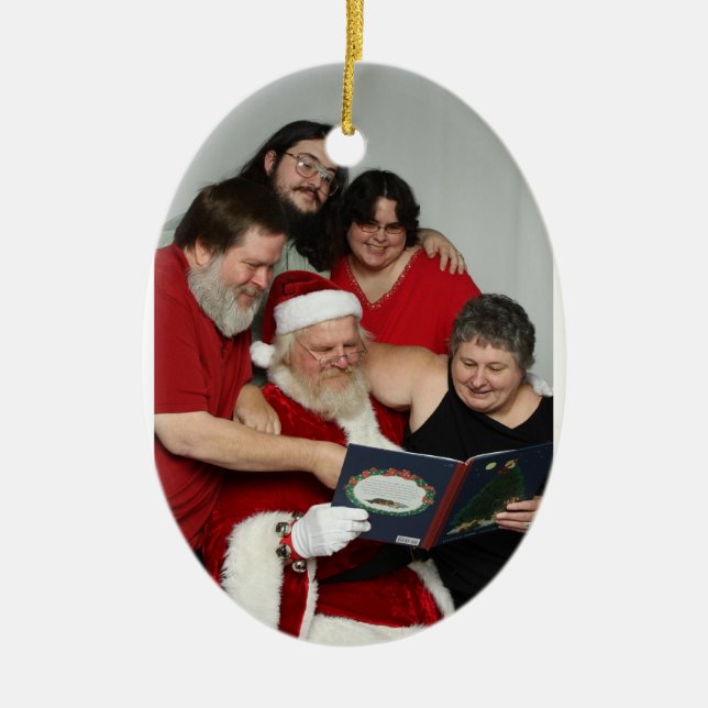 Ornamento De Cerâmica Bens #2 de Christmasy (Frente)