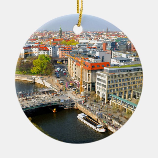 Ornamento De Cerâmica Berlim, Alemanha (Frente)