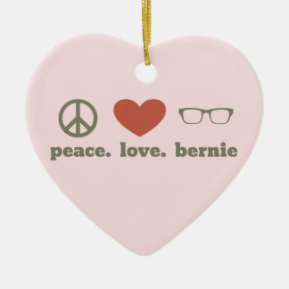Ornamento De Cerâmica Bernie Sanders Election Swag