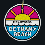 Ornamento De Cerâmica Bethany Beach Delaware<br><div class="desc">Bethany Beach Delaware</div>