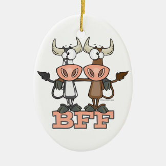 Ornamento De Cerâmica BFF melhores amigos para sempre