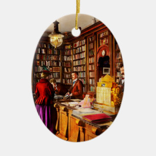 Ornamento De Cerâmica Biblioteca - Uma ideia inovadora 1895