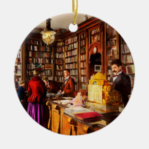 Ornamento De Cerâmica Biblioteca - Uma ideia inovadora 1895