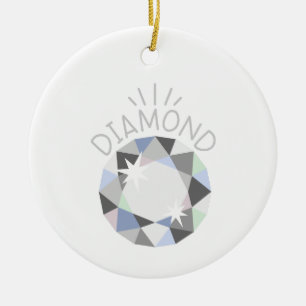 Ornamento De Cerâmica Bicho de Diamond