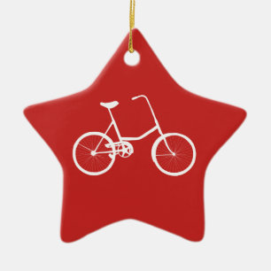 Ornamento De Cerâmica Bicicleta conhecida feita sob encomenda dos