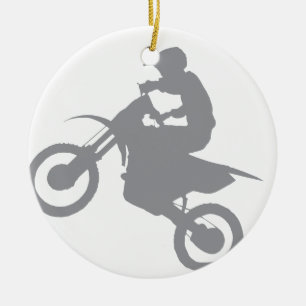 Ornamento De Cerâmica BICICLETA da SUJEIRA (cinzenta)