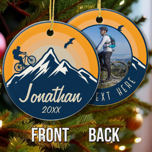Ornamento De Cerâmica Bicicleta de Bicicleta de Montanha Personalizada
