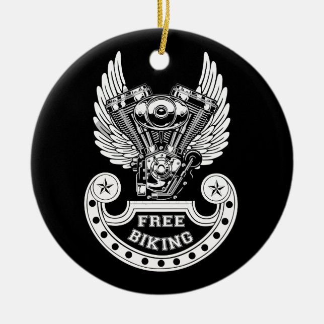 Ornamento De Cerâmica bicicleta gratuita (Frente)