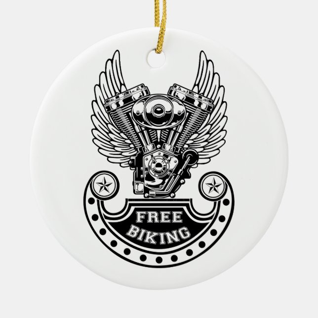 Ornamento De Cerâmica bicicleta gratuita (Frente)