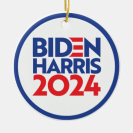 Ornamento De Cerâmica Biden Harris 2024