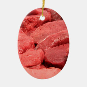 Ornamento De Cerâmica Bife