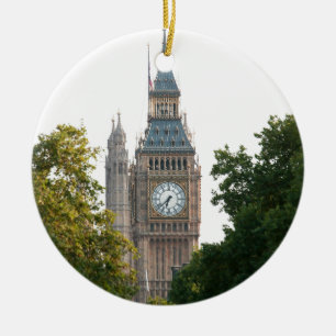 Ornamento De Cerâmica Big Ben London Inglaterra