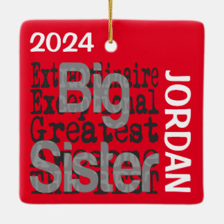 Ornamento De Cerâmica Big Sister Extraordinaire CUSTOM