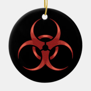 Ornamento De Cerâmica Biohazard 1
