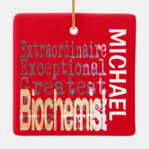 Ornamento De Cerâmica Bioquímico Extraordinário PERSONALIZADO