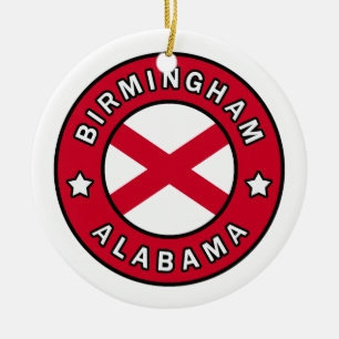 Ornamento De Cerâmica Birmingham Alabama