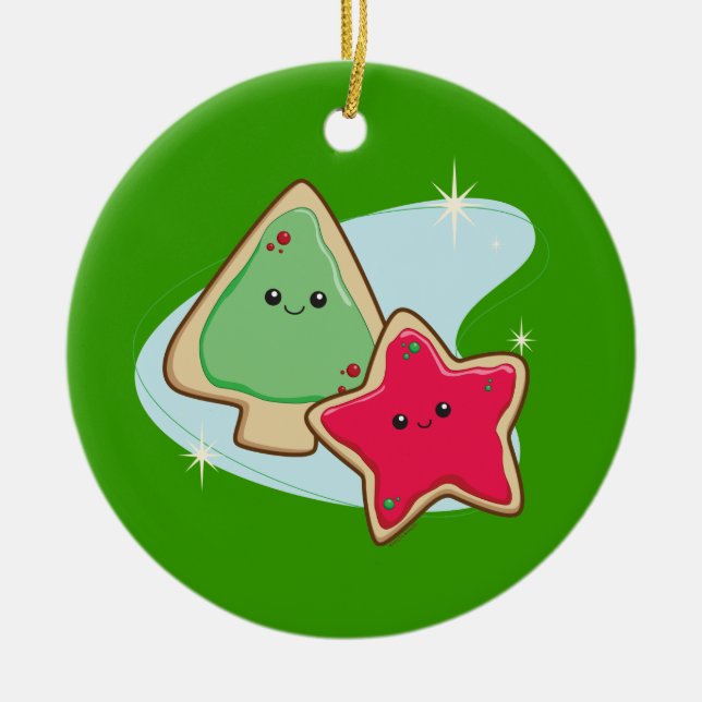 Ornamento De Cerâmica Biscoitos (Frente)