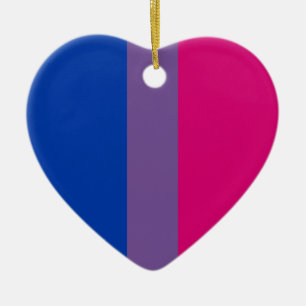 Ornamento De Cerâmica Bissexual Orgulhoso