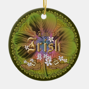 Ornamento De Cerâmica Bit O Irish ornament