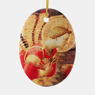 Ornamento De Cerâmica Bloco GABRIEL Ruby Gem