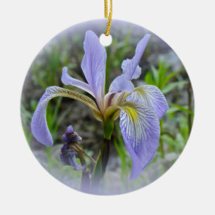 Ornamento De Cerâmica Blue Flag - Wild Iris