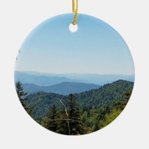 Ornamento De Cerâmica Blue Ridge Mountains perto de Cherokee, Carolina d